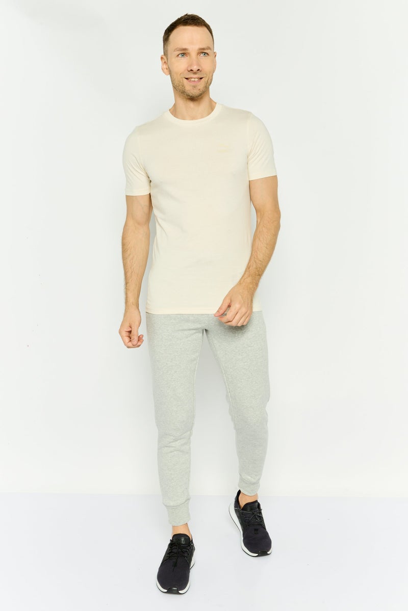 PUMA Men Sportswear Fit Short Sleeves Training T-Shirt, Beige - Image 2